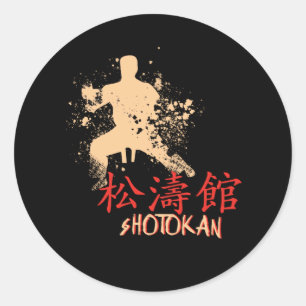 Sticker Rond Karate Shotokan