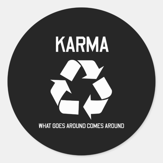 Sticker Rond Karma (Devant)