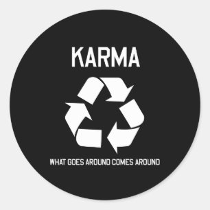 Sticker Rond Karma