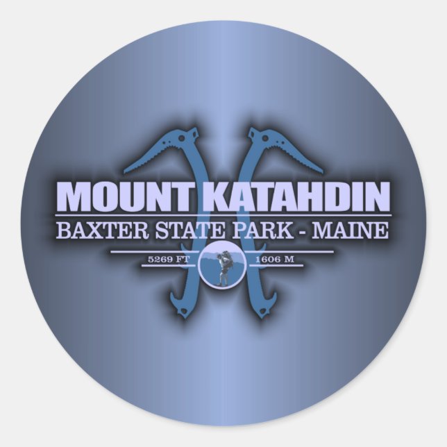 Sticker Rond Katahdin 2 (Devant)