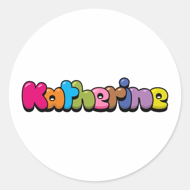 Sticker Rond Katherine (Devant)