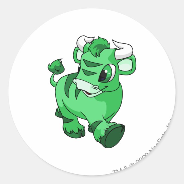 Sticker Rond Kau Green (Devant)