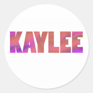 Sticker Rond Kaylee