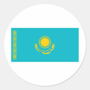 Sticker Rond Kazakhstan