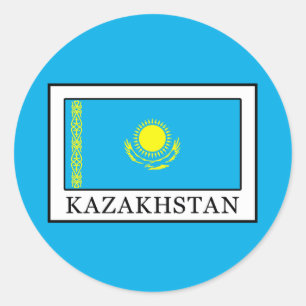 Sticker Rond Kazakhstan