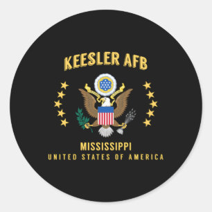 Sticker Rond Keesler Afb