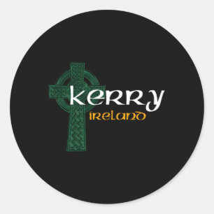 Sticker Rond Kerry Irlande County Crest