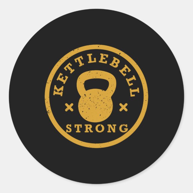 Sticker Rond Kettlebell (Devant)