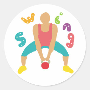 Sticker Rond Kettlebells