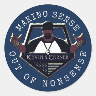 Sticker Rond Kevin's Corner fait sens de l'absurdité