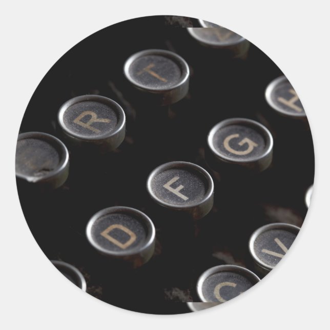 Sticker Rond Keys Antique (Devant)