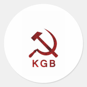 STICKER ROND KGB