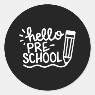 Sticker Rond Kids Back to School Outfits for Gi