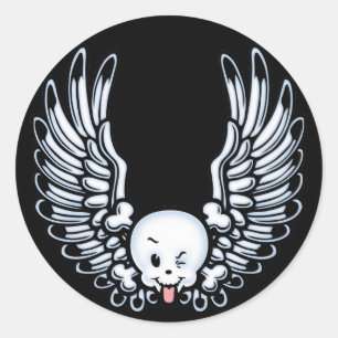 Sticker Rond Kidwing