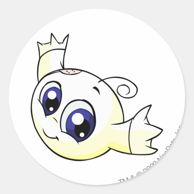 Sticker Rond Kiko White (Devant)