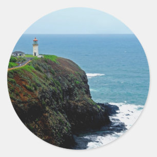 Sticker Rond Kilauea Lighthouse