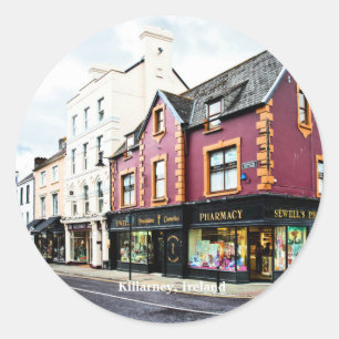 Sticker Rond Killarney, Irlande, paysage urbain