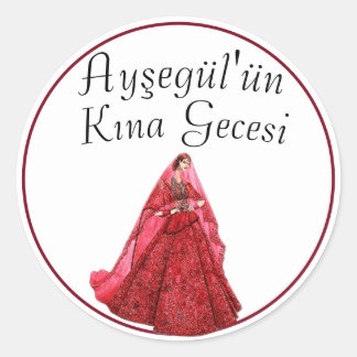Sticker Rond kina