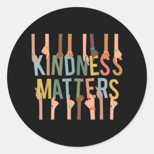 Sticker Rond Kindness S Anti-intimidation Diversité Inclusion