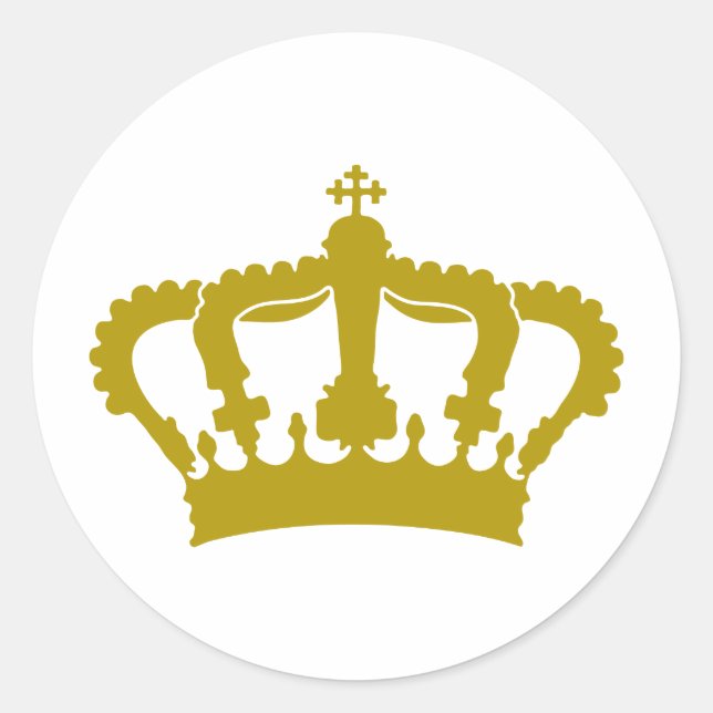 Sticker Rond King Crown (Devant)