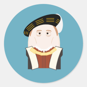 Sticker Rond King Edward VI
