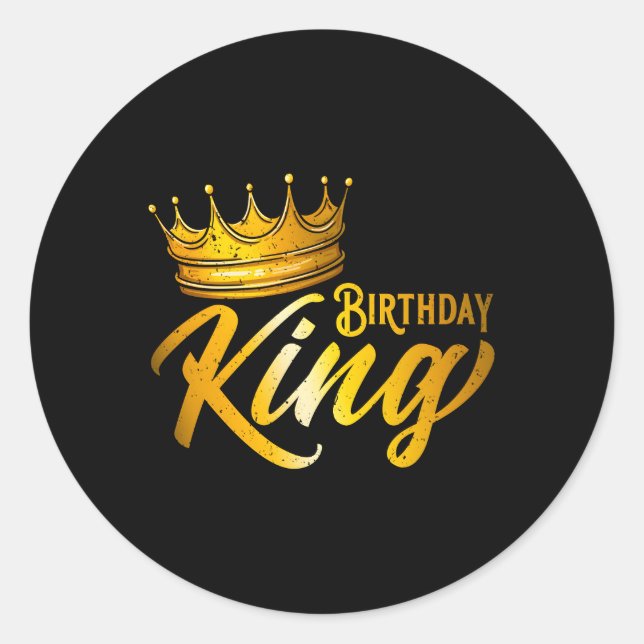 Sticker Rond King S (Devant)