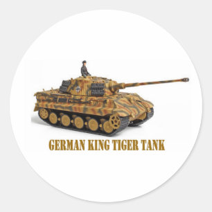 STICKER ROND KING TIGER