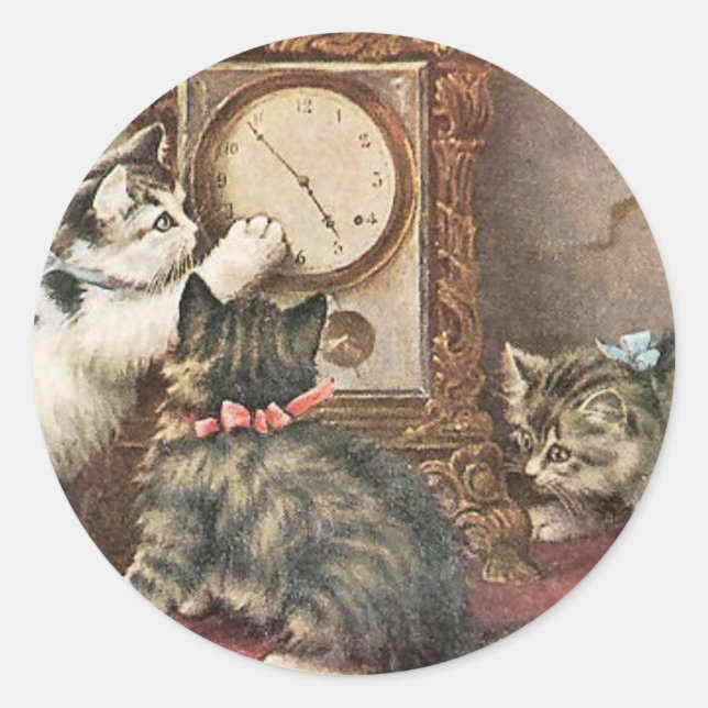 Sticker Rond Kitty (Devant)