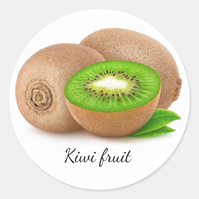 Sticker Rond Kiwi (Devant)