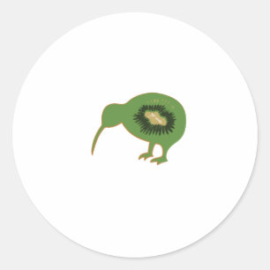 Sticker Rond kiwi nz