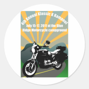Sticker Rond klassic_kampout