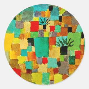 Sticker Rond Klee - Jardin Sud (tunisien)