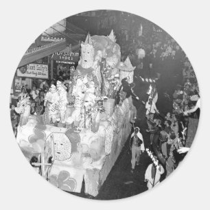 Sticker Rond Knights of Babylon New Orleans Mardigras 1955 