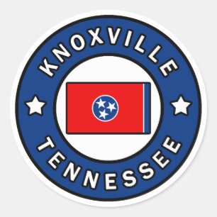 Sticker Rond Knoxville Tennessee