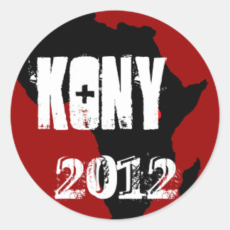 Sticker Rond Kony 2012