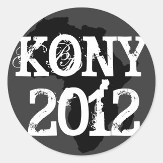 Sticker Rond Kony 2012