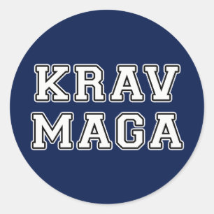 Sticker Rond Krav Maga