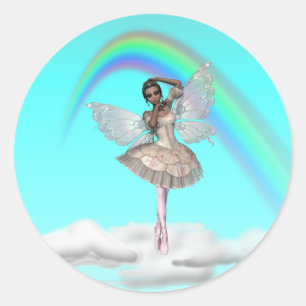 Sticker Rond KRW Ballerina Faery