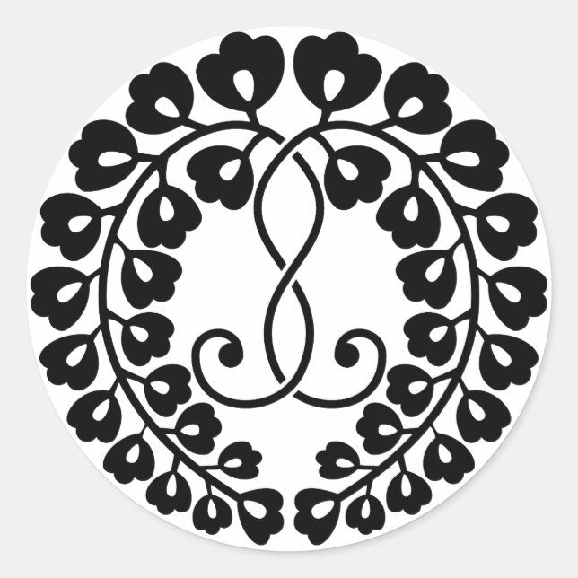 Sticker Rond Kujo wisteria (Devant)