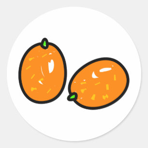 Sticker Rond Kumquat