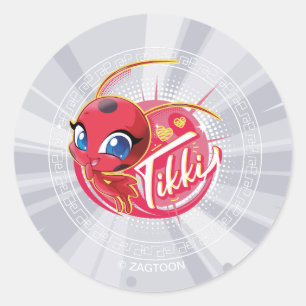 Sticker Rond Kwami Tikki