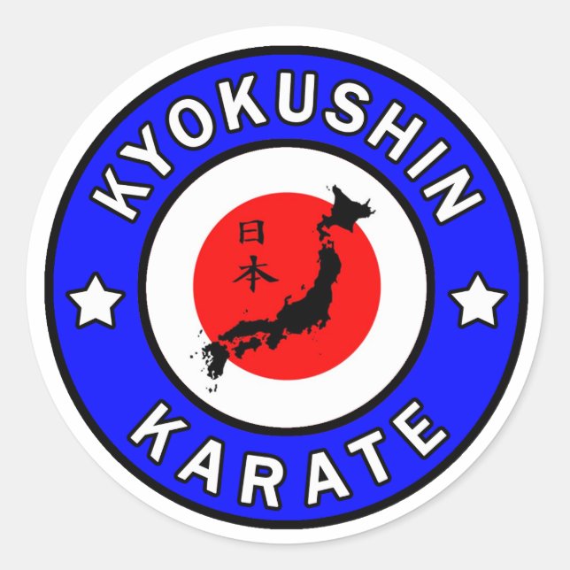 Sticker Rond Kyokushin Karate (Devant)