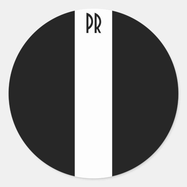 Sticker Rond l, PR (Devant)