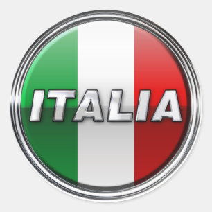 Sticker Rond La Bandiera