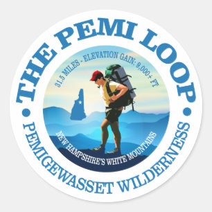 Sticker Rond La boucle de Pemi