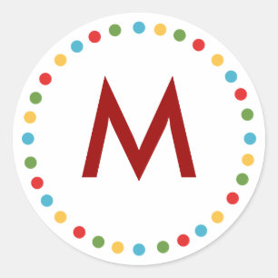 Sticker Rond La Chambre de rebond badine l'autocollant