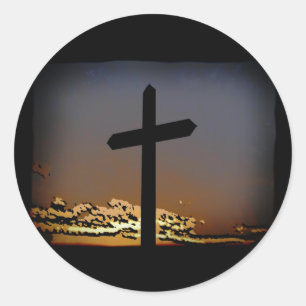 Sticker Rond La Croix
