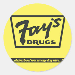 Sticker Rond La drogue de Fay l'Immortel sac jaune