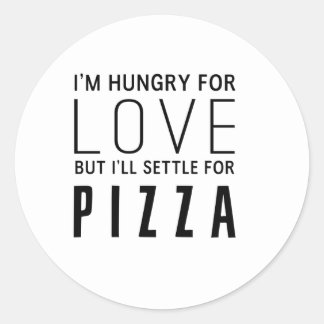 Sticker Rond La faim pour l'amour