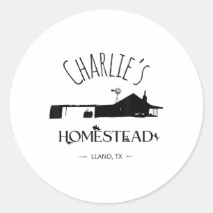 Sticker Rond La ferme d'origine